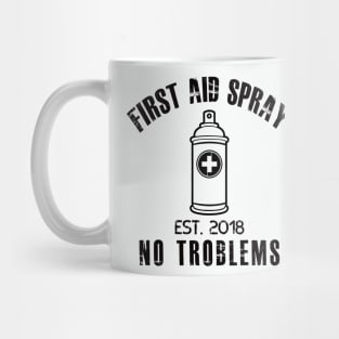 First Aid Spray Vintage Mug